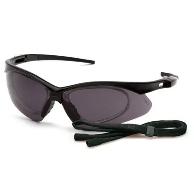 Окуляри Pyramex PMXtreme RX (gray) Anti-Fog, сірі з діоптрійною вставкою, Чорний