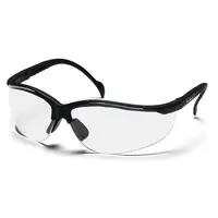 Окуляри захисні Pyramex Venture-2 (clear) Anti-Fog, прозорий, Чорний