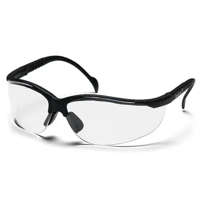 Окуляри захисні Pyramex Venture-2 (clear) Anti-Fog, прозорий, Чорний