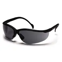 Окуляри захисні Pyramex Venture-2 (gray) Anti-Fog чорні, Чорний