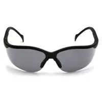 Очки защитные открытые Pyramex Venture-2 (gray) Anti-Fog серые, Черный