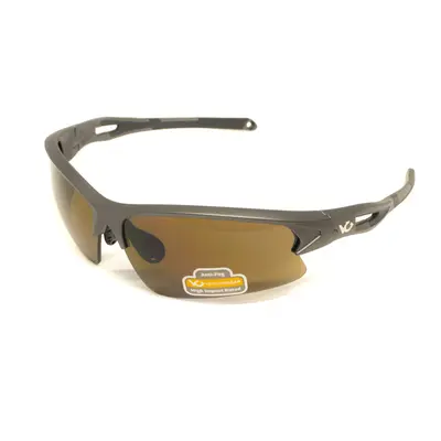 Очки защитные Venture Gear MontEagle GunMetal (bronze) Anti-Fog, коричневые в оправе "тёмный металлик", Темный металлик