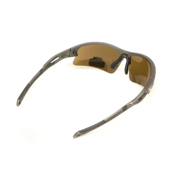 Окуляри захисні Venture Gear MontEagle GunMetal (bronze) Anti-Fog, коричневі в оправі кольору "темний металік", Темний металік