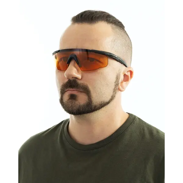 Очки баллистические Wiley X Saber Advanced. 2 линзы (Grey/Rust) оправа Black