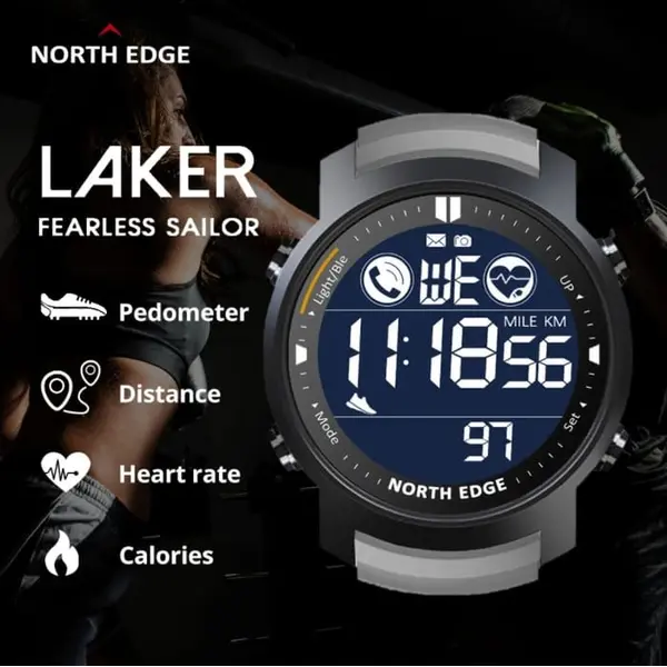 North Edge Laker Black 5BAR