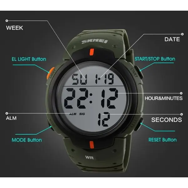 Skmei Neon 10 Bar