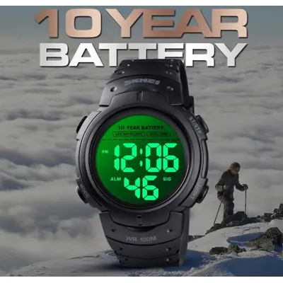 Skmei Neon 10 Bar Black