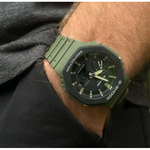 Годинник Casio G-SHOCK GA-2110SU - олива