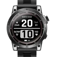 Розумний смарт годинник North Edge CrossFit GPS Black з компасом