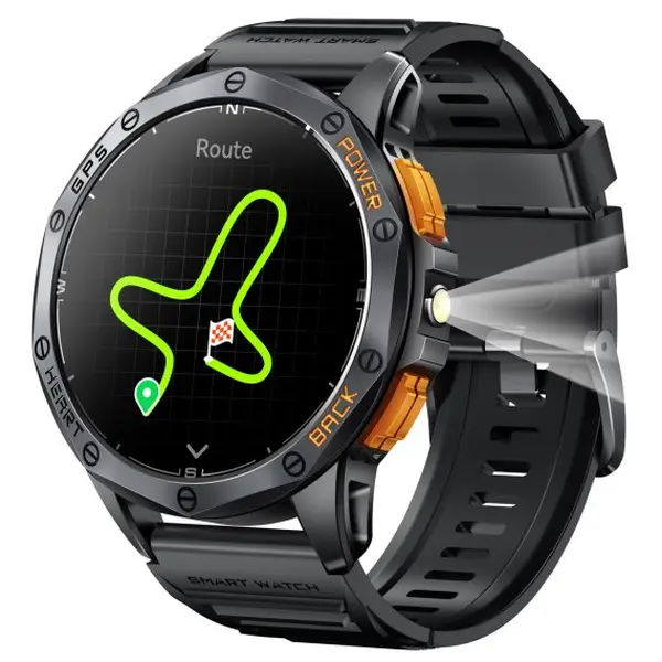 Розумний смарт годинник Smart GPS Max Black, 2 ремінці