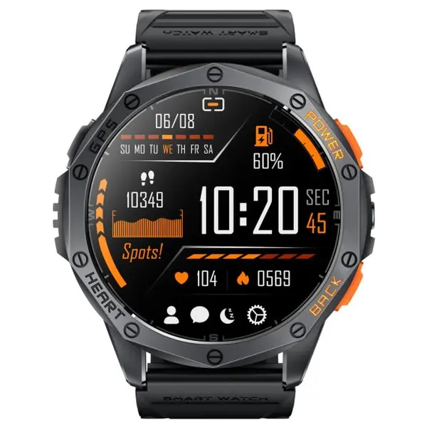 Розумний смарт годинник Smart GPS Max Black, 2 ремінці