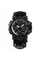 Чоловічий водостійкий тактичний годинник Besta Life Pro AllBlack з компасом