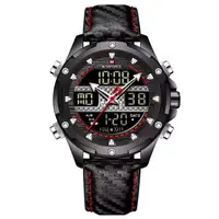 Чоловічий тактичний годинник Naviforce Set Present подарунковий набір, 2 ремінці