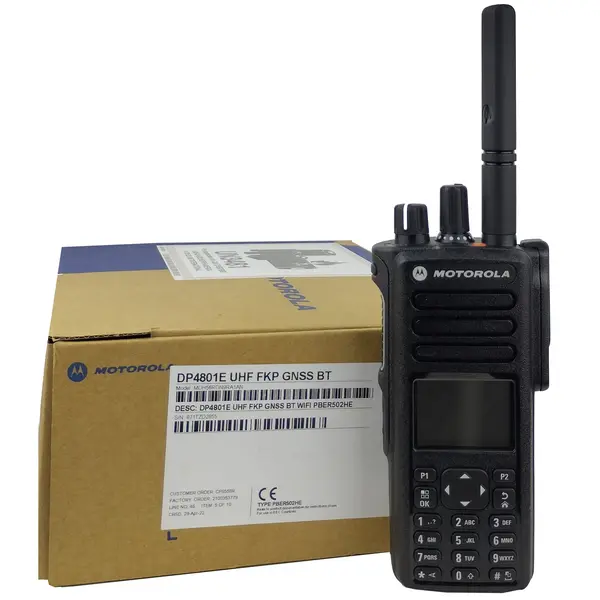 Професійна цифрова портативна рація Motorola DP4801e UHF Li-Ion 2450 мАг (MDH56RDN9RA1AN)