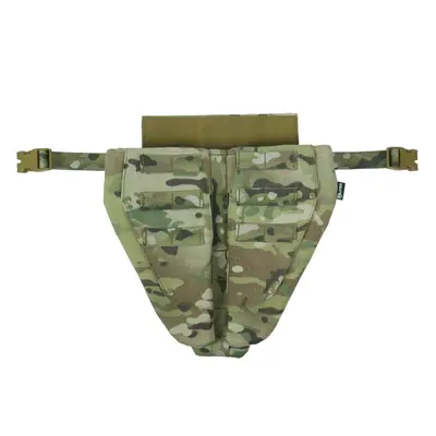Захист паху (напашник) потрійний з балістичним пакетом 1 клас захисту Militex cordura USA Multicam