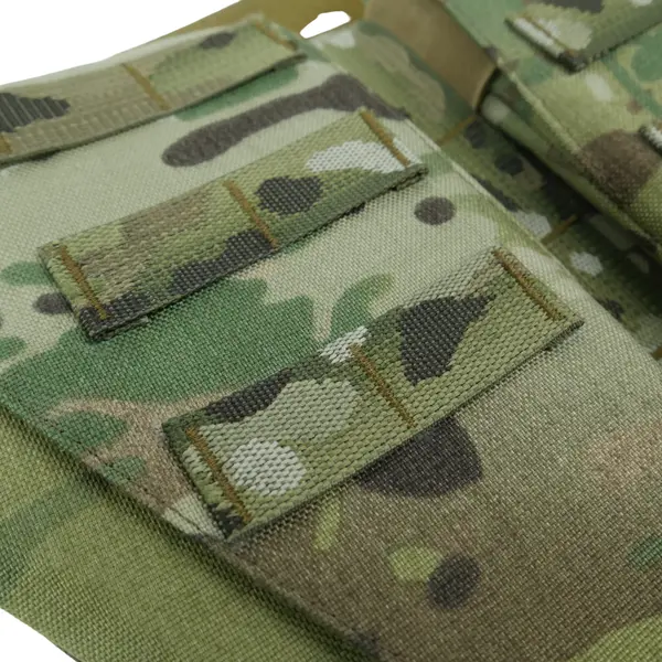 Захист паху (напашник) потрійний з балістичним пакетом 1 клас захисту Militex cordura USA Multicam