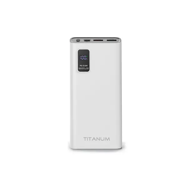 Повербанк TITANUM 727S 20000mAh 22.5W White