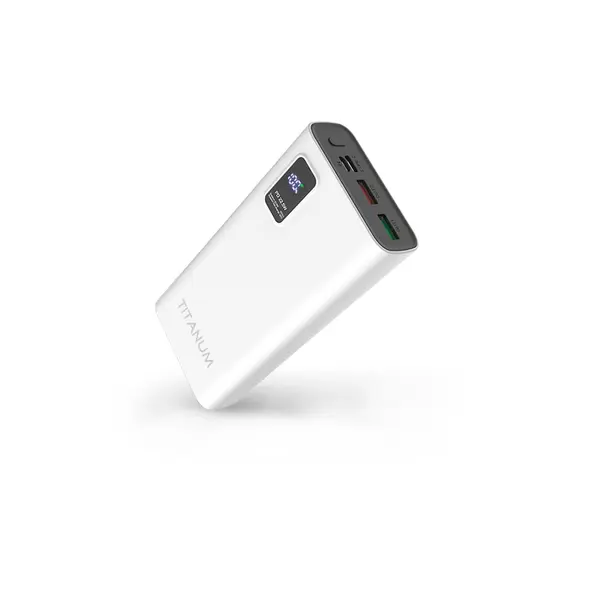 Повербанк TITANUM 727S 20000mAh 22.5W White