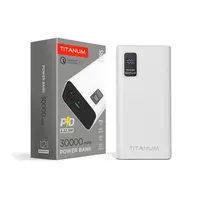 TITANUM 728S 30000mAh 22.5W White power bank TITANUM 728S 30000mAh 22.5W White power bank