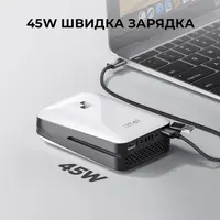 УМБ Litheli Power Bank 20000 mAh, 45 W, Fast Charge