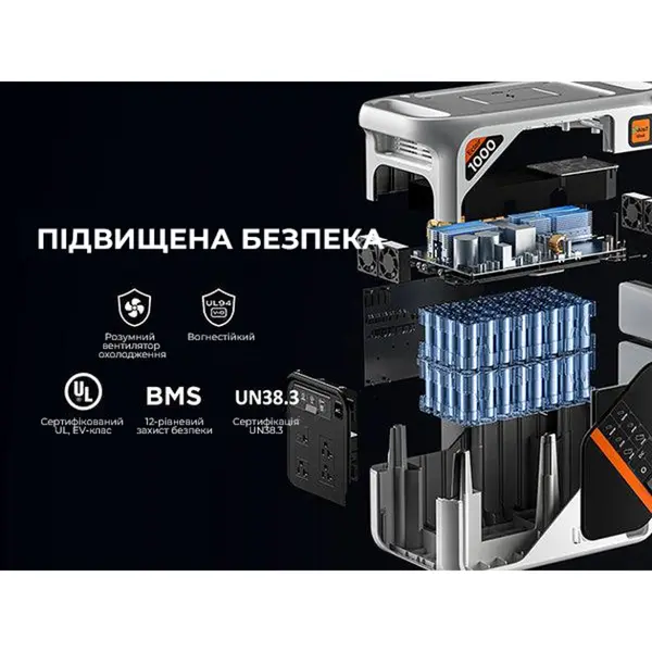 Зарядная станция Litheli 1800 Вт, 1069 Вт-ч, LiFePO4, + 2 Power Bank