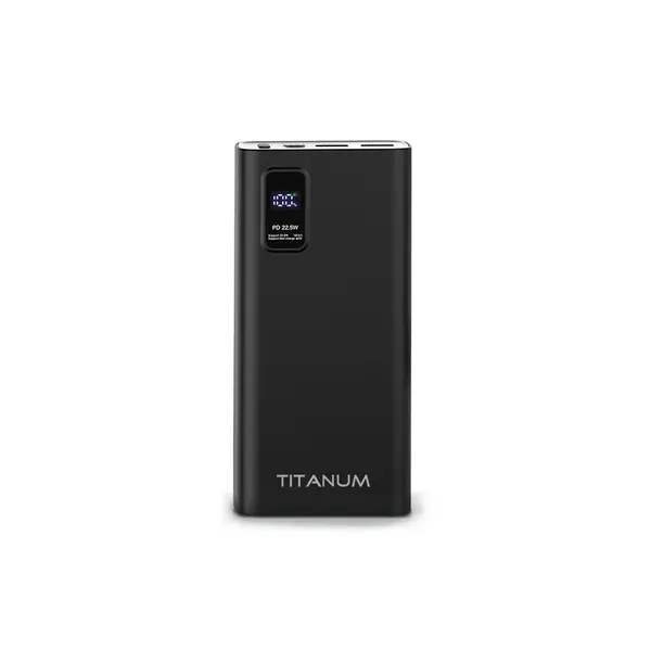 Повербанк TITANUM 727S 20000mAh 22.5W Black