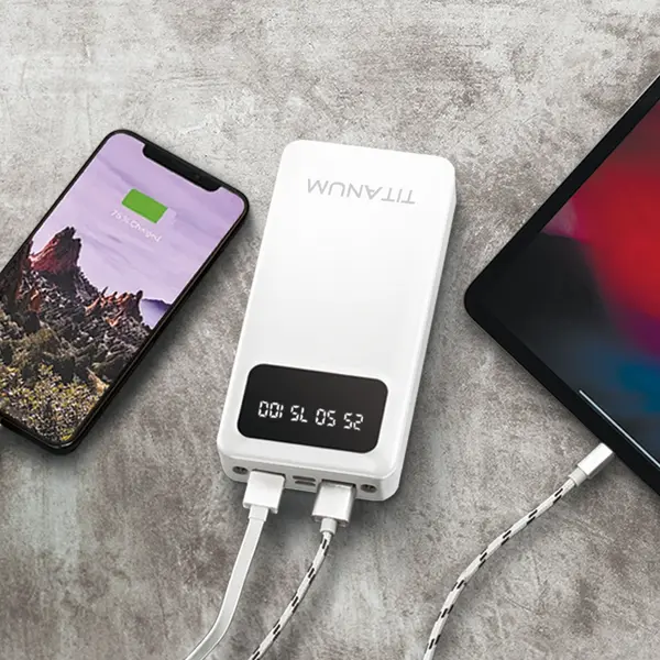 Повербанк 30000mAh TITANUM OL03 White