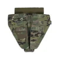 Защита паха (напашник) тройной Kiborg с баллистическим пакетом 1 класс защиты Militex Multicam