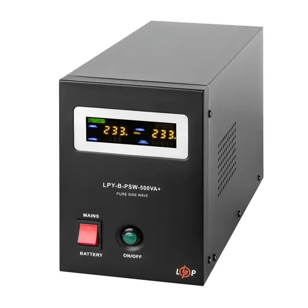 ИБП с правильной синусоидой 12V LPY-B-PSW-500VA+ (350Вт) 5A/10A