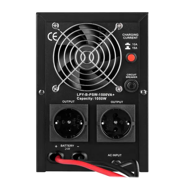 ИБП с правильной синусоидой 24V LPY-B-PSW-1500VA+(1050Вт) 10A/15A