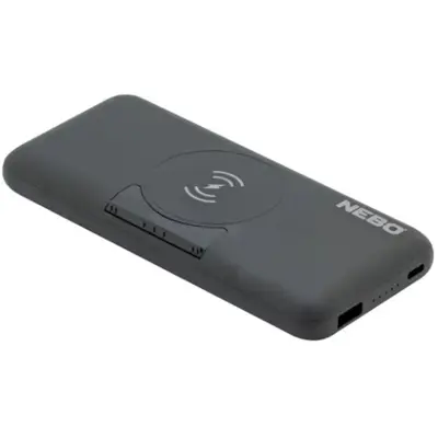 Повербанк Nebo 10K Powerbank w/ Kickstand & wWreless Charging, 10 000 mAh (NB NEB-PBK-0010-G)