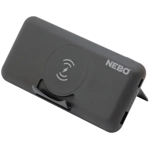 Повербанк Nebo 10K Powerbank w/ Kickstand & wWreless Charging, 10 000 mAh (NB NEB-PBK-0010-G)