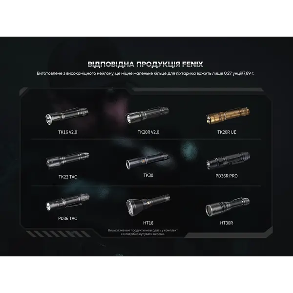 Кільце тактичне для ліхтаря Fenix ALR-01