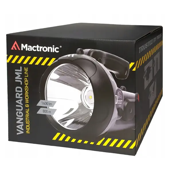 Фонарь поисковый Mactronic Vanguard JML (1600 Lm) White/Red LED Rechargeable (PSL0032)