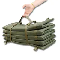 Тактический раскладной каремат усиленный (20мм+стропа) Kiborg К-2 Хаки