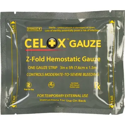 Гемостатичний стирильний бинт Z-Fold Celox Gauze (1,5 м)