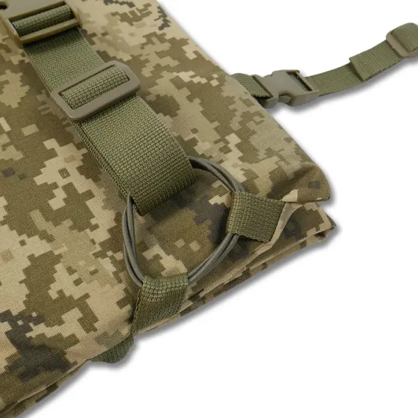 Килимок для сидіння потрійний, п'ятиточка трисекційна Kiborg П-3 Кордура Піксель