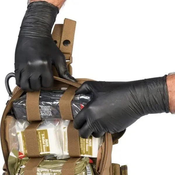 Рукавички медичні нітрилові NAR Black Talon Gloves