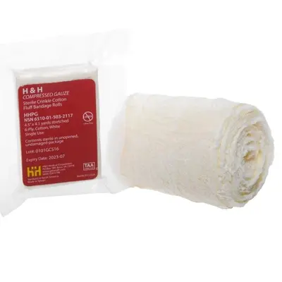 Бинт для тампонади H&H Compressed Gauze