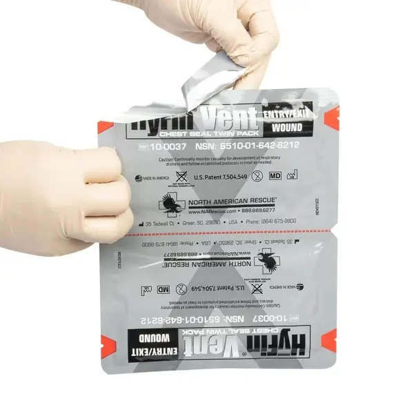 Оклюзійна пов'язка HyFin Vent Chest Seal Twin Pack