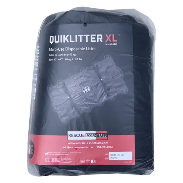Увеличенные спасательные носилки Rescue Essentials QuikLitter XL (203 см х 102 см)