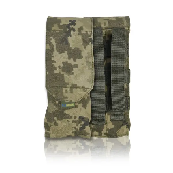 Тактичний підсумок під 2 магазина KIBORG GU Double Mag Pouch Pixel