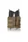 Жорсткий посилений тактичний підсумок Kiborg GU Single Mag Pouch Coyote