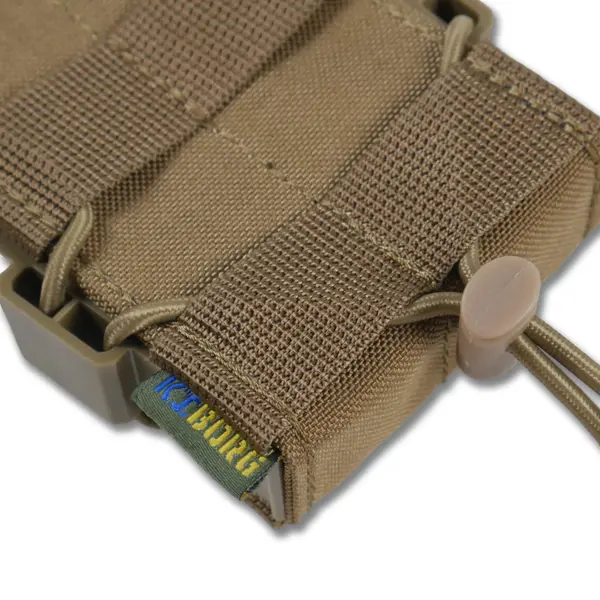 Жорсткий посилений тактичний підсумок Kiborg GU Single Mag Pouch Coyote