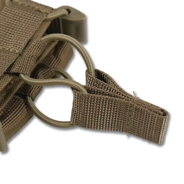 Жорсткий посилений тактичний підсумок Kiborg GU Single Mag Pouch Coyote