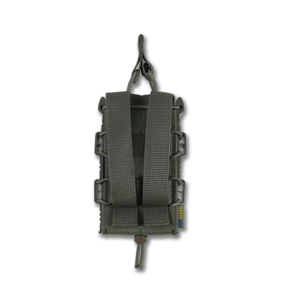 Жорсткий посилений тактичний підсумок Kiborg GU Single Mag Pouch Khaki