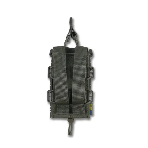 Жорсткий посилений тактичний підсумок Kiborg GU Single Mag Pouch Khaki