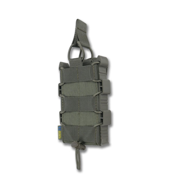 Жорсткий посилений тактичний підсумок Kiborg GU Single Mag Pouch Khaki
