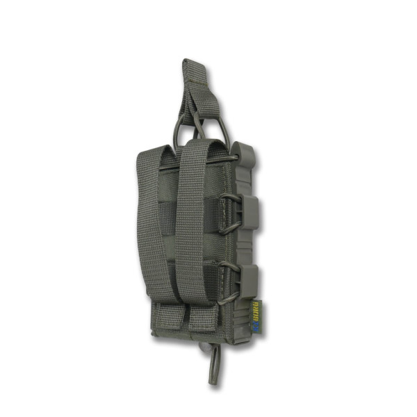 Жорсткий посилений тактичний підсумок Kiborg GU Single Mag Pouch Khaki