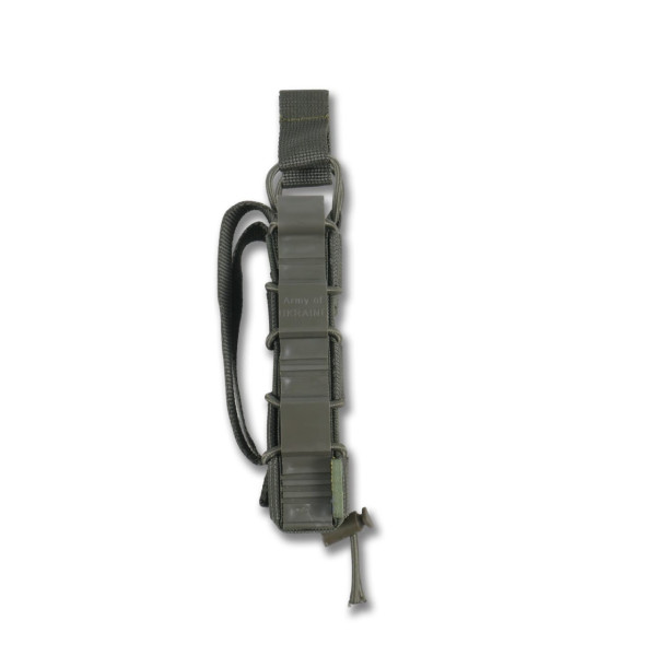 Жорсткий посилений тактичний підсумок Kiborg GU Single Mag Pouch Khaki